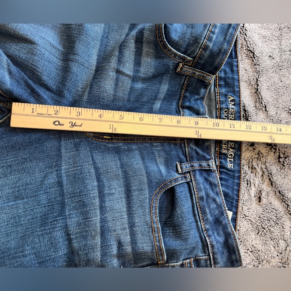 Women's American Eagle High Rise Jegging Crop Super Stretch - Picture 5 of 7